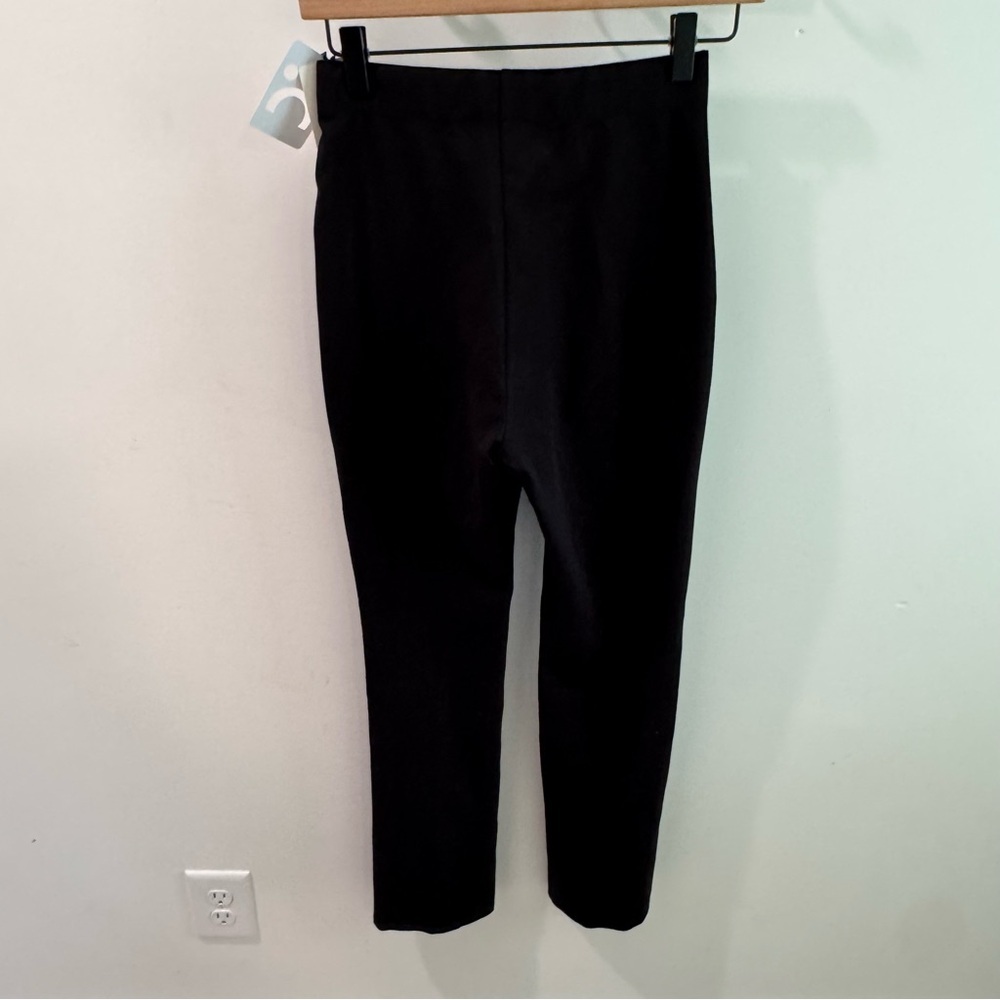NWT Commense Black Leisure Slit Straight Leg Pants Small - Picture 8 of 10